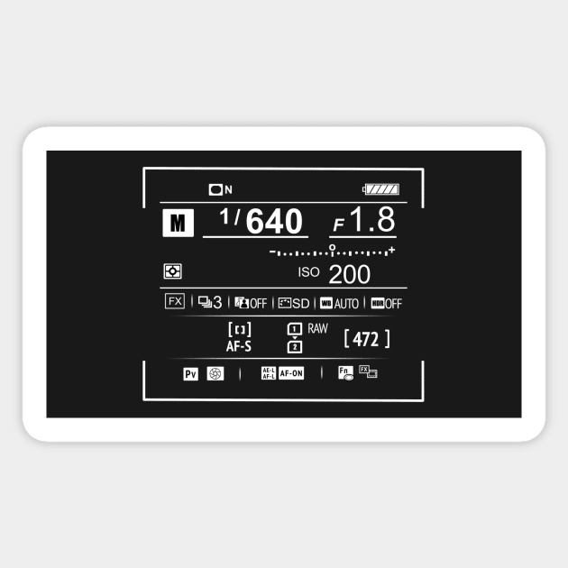 Camera Display Sticker by shaymurphy